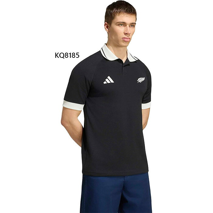 XS S M L XL 2XL KQ8185(ブラック×オフホワイト) 大きいサイズ おしゃれ オシャレ かっこいい 男性用 MEN adidas 最安値に挑戦！adidas　アディダスってどんなブランド？？アディダス (adidas) は、ドイツのスポーツ用品メーカーである。ドイツ・ニュルンベルク近郊のヘルツォーゲンアウラッハで、兄ルドルフ・弟アドルフのダスラー兄弟が、靴製造の会社「ダスラー兄弟商会」を設立。主にルドルフが販売、アドルフが生産を担当。兄弟との意見対立により「ダスラー兄弟商会」を解消。アドルフはアディダス社を設立。「アディダス」とはアドルフの愛称「アディ」と「ダスラー」をつなげたもの。なお兄ルドルフはRUDA社を設立。これが翌年、プーマ社となる。 多くのスポーツでトップアスリートを支え続けているブランドです。 こちらの商品の素材、サイズ、機能などニュージーランドラグビー　レジャーウェア　ポロシャツで、オフの時間を心地よく過ごそう。移動中や記者会見、ただリラックスしたいときなど、ピッチを離れた時間のために作られた一枚。レギュラーフィットが快適で着やすいクラシックなシルエットを生み、レジャーにもカジュアルな着こなしにも合わせやすい。折り返しのポロ襟が、流行に左右されないスタイルをさりげなく添える。ダブルニット構造が柔らかく上質な肌触りをもたらし、続く快適さを提供。アディダス　パフォーマンス　コレクションの一部として生まれたこのニュージーランドラグビー　シャツは、ヘリテージと現代的な着やすさを日常のウェアに融合している。控えめなデザインと洗練されたディテールで、ラグビーの精神とオールブラックスのレガシーを表現。ピッチの内外で、リラックスしたスタイルと自然体の自信を大切にする人の定番になる。■素材：綿53%、ポリエステル47%アディダス メンズ ウェア サイズ表 サイズ 2XS XS S M L O XO 2XO 3XO 4XO 5XO 参考サイズ 2XS XS S M L XL 2XL 3XL 4XL 5XL 6XL 身長 152-158 157-163 162-168 167-173 172-178 177-183 182-188 187-193 192-198 197-203 202-208 胸囲 77-83 81-87 85-91 89-95 93-99 97-103 101-107 105-111 109-115 113-119 117-123 胴囲 63-69 67-73 71-77 75-81 79-85 83-89 87-93 91-97 95-101 99-105 103-109 ※当店では、システムで在庫調整を行っております。在庫更新のタイミングにより、在庫切れの為、稀にご用意できない場合がございます。ついで買いにオススメ！おすすめ送料無料アイテム