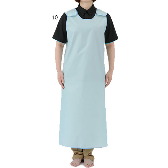 L 10(ブルー) ウェア おしゃれ オシャレ かっこいい かわいい 男性用 女性用 ユニセックス 男女兼用 両用 FOOTMARK 最安値に挑戦！footmark　フットマークってどんなブランド？？フットマークは1946年に赤ちゃんのおむつカバーの製造業として東京墨田区で創業しました。1970年代には学校用水泳帽子の開発・製造・販売の事業に転換し、現在では学童の水泳帽子、スクール水着において国内で高いシェアを占めています。 1980年代には新しい分野としていち早く介護用品の展開をはじめた。また2002年、正しい姿勢を意識づけする身体教育ウェア「フィールアライナ」を大学との産学連携によって開発。スポーツインナーウェア事業の拡大をはかっています。 こちらの商品の素材、サイズ、機能など日常的に必要な塩素系消毒（200ppm）に対応し、着脱がカンタンで軽量化された入浴介護エプロン■軽量化でストレス軽減従来のエプロンより35％軽量。エプロンの重さによる肩こりやストレスが軽減されます。■日常的な塩素消毒に強い日常的な塩素系消毒200ppmに対応しており、優れた耐久性を発揮します。肩着脱部は面ファスナーではなく、スナップボタンを使用することで洗濯耐久性に優れ、コストパフォーマンスも抜群です。■3ステップで簡単着脱サッと着れる、サッと脱げる、3ステップでの着脱が可能です。※着脱方法につきましては商品画像をご参照ください。■素材：表側：ポリエステル100％裏側：ポリウレタンラミネート■実寸サイズ(cm)：サイズ総丈バストM126cm64cmL132cm69cmLL138cm74cm関連商品はこちらから（セットアップ商品、別カラーモデル等）※当店では、システムで在庫調整を行っております。在庫更新のタイミングにより、在庫切れの為、稀にご用意できない場合がございます。ついで買いにオススメ！おすすめ送料無料アイテム