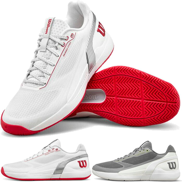 US7(25.0cm) US7.5(25.5cm) US8(26.0cm) US8.5(26.5cm) US9(27.0cm) US9.5(27.5cm) US10(28.0cm) US10.5(28.5cm) US11(29.0cm) Bホワイト×Wレッド チタニウム×Sホワイト 靴 フットウェア メンズシューズ おしゃれ オシャレ かっこいい 男性用 MEN Wilson 最安値に挑戦！wilson　ウイルソンってどんなブランド？？真のボールスポーツ用品ブランド、それがウイルソンです。この100年のスポーツ史の中で、ウイルソンほどテニス、ゴルフ、バスケットボール、フットボールに深く関わり、影響力を持った企業はなかったでしょう。革新的な技術を生み出したウイルソンは、各スポーツで伝説に残る用具や世界的な基準を作り上げました。この間、どの時代のアスリートにとっても、ウイルソンはスポーツ用品の分野で真のアメリカの象徴として君臨してきました。ウイルソンは、あらゆる球技の真髄を心得ています。そして、プレイヤーの能力とゲームの原理から、最大限の力が発揮されるようにスポーツ用品を設計しています。勝利を保証する用具などありませんが、ウイルソン製品はプレイヤーの自信を喚起し、対戦相手の敬意を勝ち取ります。それが、アスリートから大きな信頼が寄せられている理由なのです こちらの商品の素材、サイズ、機能などRUSH PRO 5は、アイコニックなRUSH PRO 4.5をさらに進化させ、クッション性、エネルギーリターン、耐久性を強化しました。あらゆるプレースタイルに対応し、優れた快適性とコントロールを提供します。素早い動きの切り替えと爆発的なパフォーマンスを可能にします。■靴幅：E■サーフェイス：オールコート※当店では、システムで在庫調整を行っております。在庫更新のタイミングにより、在庫切れの為、稀にご用意できない場合がございます。ついで買いにオススメ！おすすめ送料無料アイテム