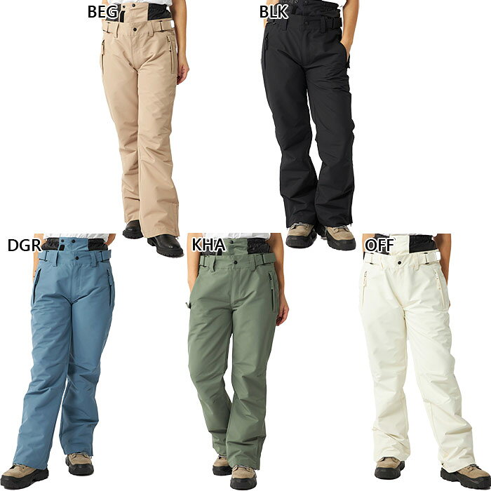 S M L BEG(ベージュ) BLK(ブラック) DGR(ダークグリーン) KHA(カーキ) OFF(オフホワイト) スノボ スノーボード スキー おしゃれ オシャレ かわいい 女性用 ウィメンズ LADY WOMEN Ocean Pacific OP 最安値に挑戦！ocean pacific　オーシャンパシフィックってどんなブランド？？1972年にカルフォルニアのローカルサーファーであるJim Jenks（ジム・ジェンクス）氏によってOp(ocean pacific)が生まれた。 彼は自らサーフィンを愛し、サーフィン用にサーフトランクスを開発、 また同時に当時珍しかったコーデュロイ素材でウォークショーツを生み出し、西海岸を中心に爆発的人気になった。 その後、オープンカラーのサーフポロやアロハシャツなど、あらゆる商品で西海岸のおしゃれな若者の指示を受けた。 その流れを汲み、時々のファッショントレンドを取り入れ、サーファーのみならずファッションに敏感な若者に向け、 アクティビティーなカルフォルニアスタイルを提案する。 こちらの商品の素材、サイズ、機能などオーシャンパシフィックのレディーススノーウエアパンツは、耐水圧10,000mmと透湿性5,000gを誇り、雪や雨からしっかりと守ります。シンプルな無地デザインで、ウエストゲーター付きのため、雪の侵入を防ぎます。4つのポケットがあり、収納力も抜群。快適さと機能性を兼ね備えたこのパンツは、スノースポーツを楽しむ女性に最適です。■素材：ポリエステル100%※こちらの商品は、返品・交換不可となります。※当店では、システムで在庫調整を行っております。在庫更新のタイミングにより、在庫切れの為、稀にご用意できない場合がございます。ついで買いにオススメ！おすすめ送料無料アイテム