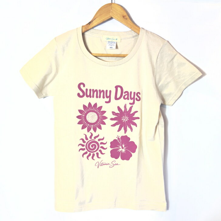 Vitamin Sea Sunny days Tシャツ ナチュラル