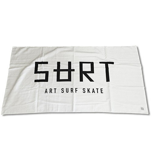 Ron Herman (ϡޥ): SURT BEACH TOWEL / White/Blackӡ