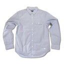 ロンハーマン 服 メンズ RHC Ron Herman (ロンハーマン): SURT × RHC Stripe Wash シャツ (Blue/White)