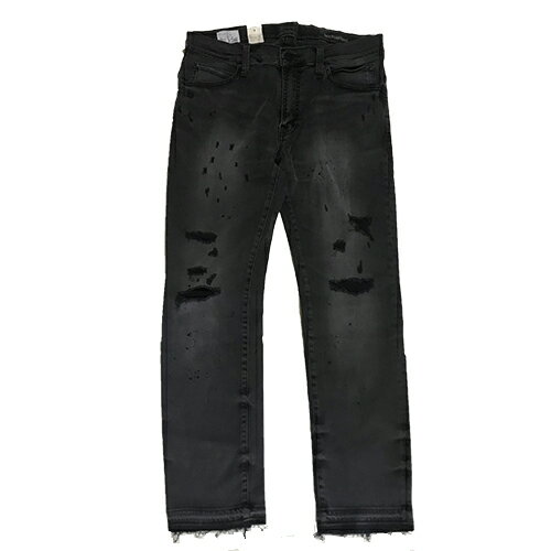 ビッグジョン ジーンズ メンズ RHC Ron Herman (ロンハーマン)限定販売: SURT x BIG JOHN x RHC Damaged Denim Jeans Black