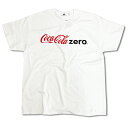 ロンハーマン 服 メンズ RHC Ron Herman (ロンハーマン)限定モデル: WXL (ダブルXL) × Coca Cola Zero Tシャツ （ホワイト）コカコーラゼロ　コラボTシャツ