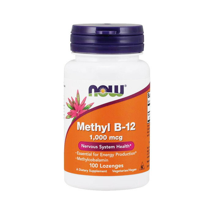 メチルB-12 1000mcg 100粒 ナウフーズ メチルB B12 びたみん ビタミン サプリ サプリメン 【Now Foods Methyl B12 】