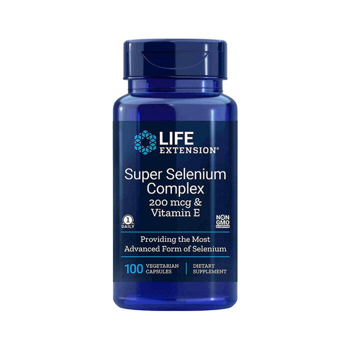 スーパー セレン コンプレックス＆ビタミンE 100粒 3ヶ月分 Life Extension ライフエクステンション 【Life Extension Super Selenium Complex 200mcg & Vitamin E 100 Vegetarian Capsules】