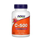 C-500 アスコルビン酸カルシウム 250粒 ナウフーズ ビタミン びたみん サプリ【Now Foods C-500】