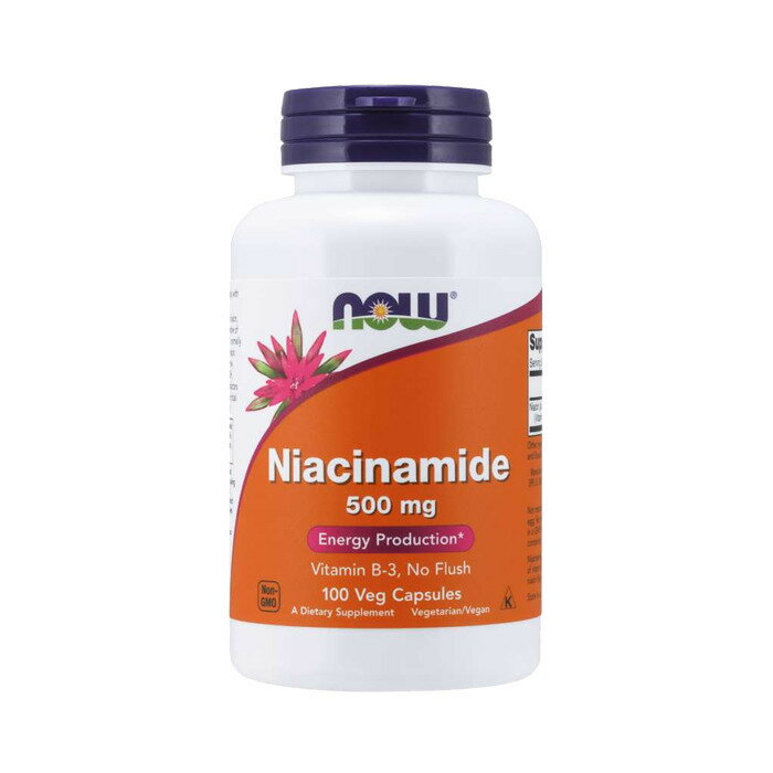 ナイアシンアミド 500mg 100粒 ビタミン ビタミンB B3 ナイアシン サプリメント サプリ ナウ ナウフーズ 【Now Foods Niacinamide 500mg】のサムネイル