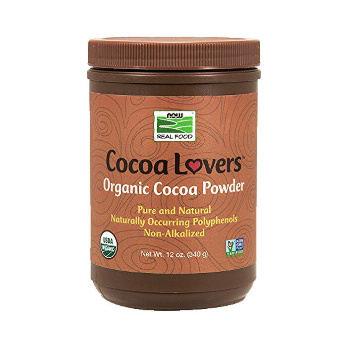  С ˥å  ѥ 340g  ҡ 祳졼 ͭѥ ̵ NowFoods Cocoa Lovers Organic Cocoa Powder 12oz