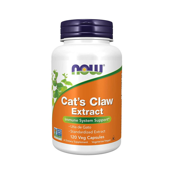 キャッツクローエキス 120植物性カプセル ナウフーズ サプリ キャッツクロー エキス ハーブ【Now Foods Cat's Claw Extract Immune System Support 120 vcaps】