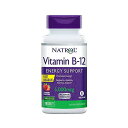 ビタミンB-12 5,000 mcg 100錠 速溶性 強度 イチゴ 【Natrol Vitamin B-12 Energy Support 5000mcg 100 tablets】