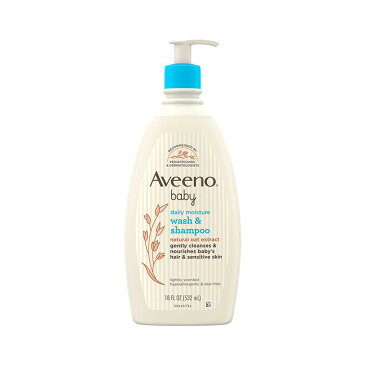 アビーノ ベビー ウォッシュ & シャンプー 532ml 人気 からだ 潤い ボディー ヘア 赤ちゃん(18fl oz)【Aveeno Baby Daily Moisture Wash & Shampoo 18 fl oz】