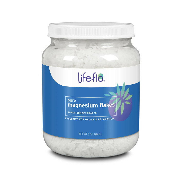 ピュア マグネシウム フレーク 塩化マグネシウムブライン 約1.2kgバス 入浴剤 【Life-flo Pure Magnesium Flakes 2.75 lbs】