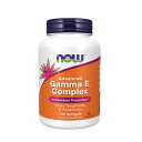 アドバンス ガンマE コンプレックス 120粒 サプリメント ビタミン ビタミンE【Now foods Advanced Gamma E Complex 120 Softgels】