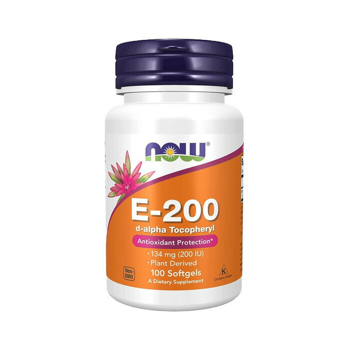 ビタミン E-200 200IU 100粒 ミネラル ビタミン ビタミンE 【Now foods Vitamin E-200 D-Alpha Tocopheryl 134 mg 100 softgels】