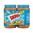 スキッピィ ナチュラルクリーミー ピーナッツバター 48OZ 2個セット スプレッド ツインパック 【 Skippy Creamy Peanut Butter, 2 pk./48 oz.】