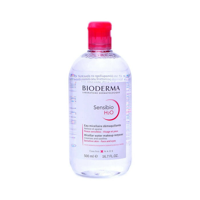 ӥǥ (Bioderma) 󥷥ӥ H2O ߥ饦 󥸥 Ȥ 500ml 경ѿ ӥǥ Bioderma Cleansing Water, Sensibio H2O(16.7oz)