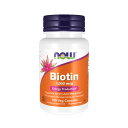 ビオチン 1000mcg 100粒 サプリメント ビタミン ミネラル ビタミンB ビオチン 【Now Foods Biotin 1,000 mcg, 100 Veg Capsules】