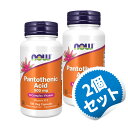 Now Foods パントテン酸 (ビタミンB5) 500mg 100粒 カプセル