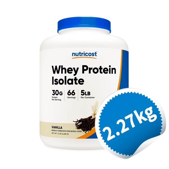 Nutricost ホエイプロテイン アイソレート バニラ味 5LB - 2.27kg　【 Nutricost Whey Protein Isolate..