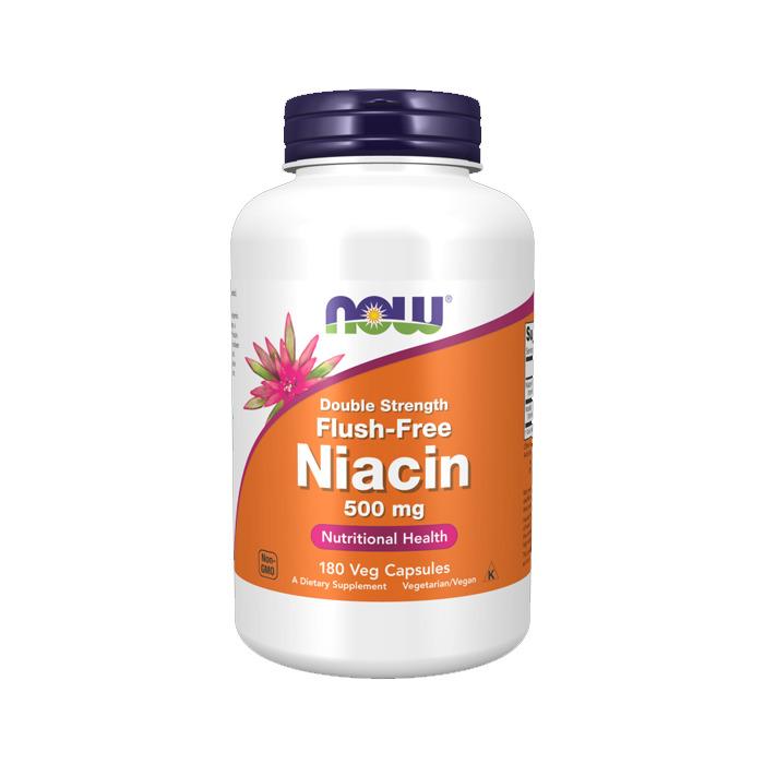 ナウフーズ ダブルストレングス フラッシュフリー ナイアシン 500mg 180粒 成分2倍...