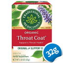トラディショナルメディシナル オーガニックスロートコート・ ティーバッグ 16入り ティーバッグ 【Traditional Medicinals Oraganic Throat Coat 16-count】