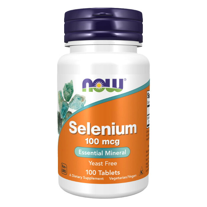 セレン セレニウム イースト フリー 100mcg 100粒 ビタミン びたみん サプリ ミネラル　ナウフーズ 【NOW Foods Selenium 100mcg 100 Tablets Yeast Free】 vitatra-10003836 VITATRA サンプル画像2
