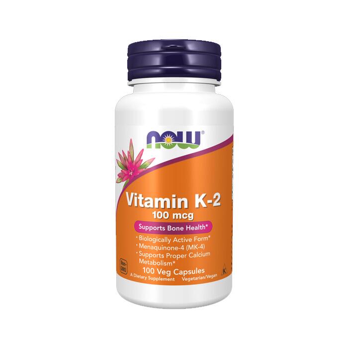 ビタミン K-2 100mcg 100粒 ナウフーズ ビタミン K 【Now Foods K-2 100mcg 100 Ve...