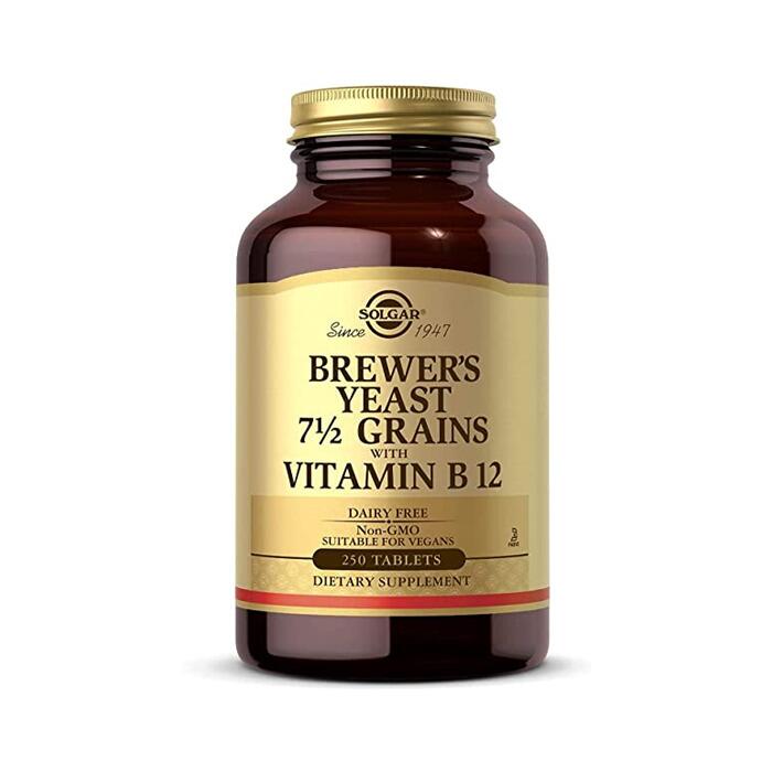 ブリューワーズイースト 醸造用酵母 7 1/2種類の穀物 ビタミンB12配合 250粒 ソルガー そるがー【 Solgar Brewer's Yeast 7 1/2 Grains with Vitamin B12 250 tablets】 vitatra-10000119 VITATRA サンプル画像2