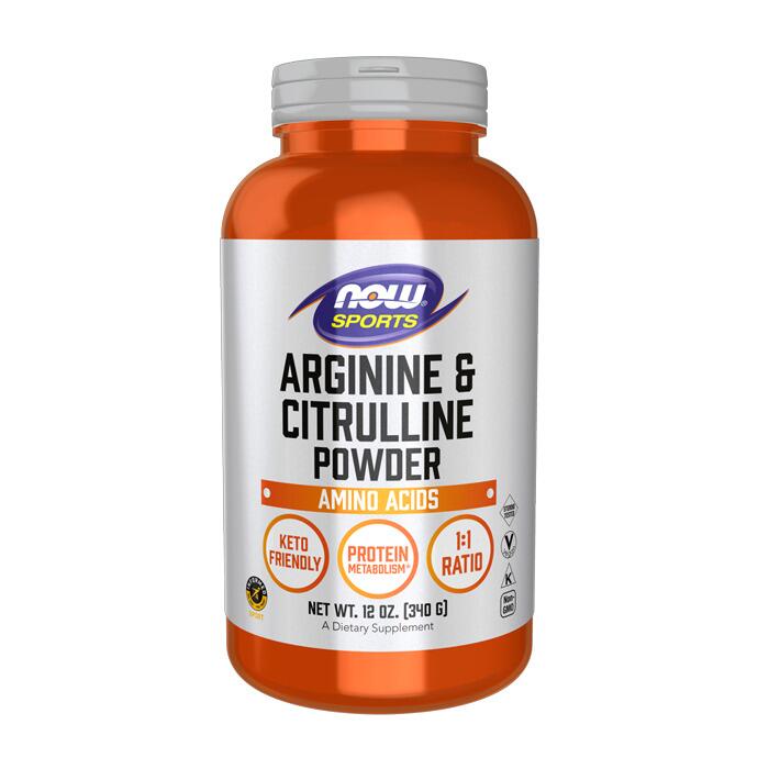 ナウフーズ アルギニン ＆ シトルリン パウダー サプリメント 340g ナウスポーツ アミノ酸 L-シトルリン 【Now Foods Arginine & Citrulline Powder 12oz】