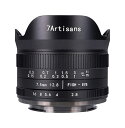 7artisans 7.5mm F2.8 II マニュアルレンズ 魚眼広角レンズ 手動フォーカス APS-C Canon EF-Mマウント対応
