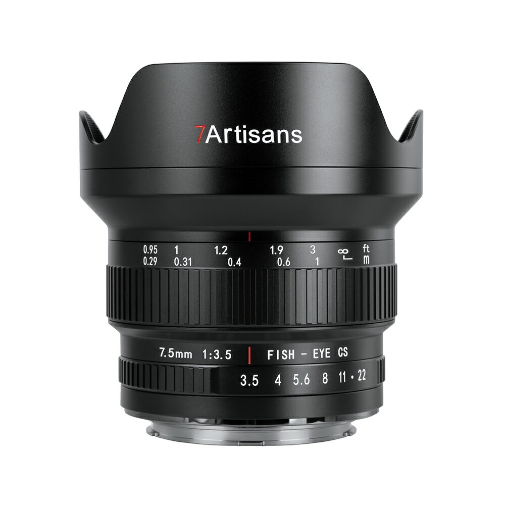 7artisans 7.5mm F3.5 超広角魚眼レンズ 