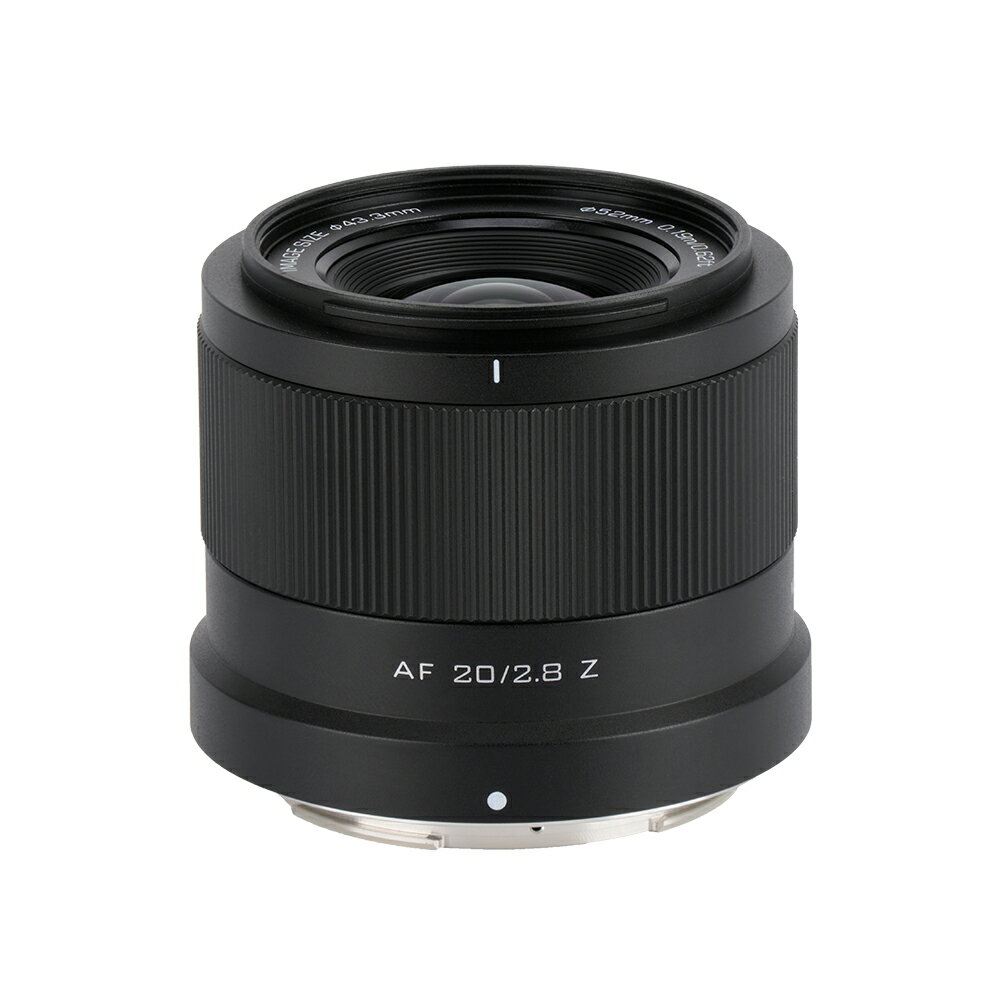 VILTROX AF 20mm F2.8 Z 広角レンズ フルサイズ オートフォーカス ポータブル 軽量化設計 Nikon Zマウント対応