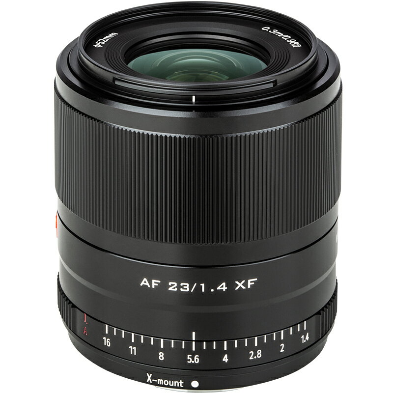 VILTROX AF 23mm F1.4 STM 単焦点レンズ APS-C 大口径 富士Xマウント対応 軽量 柔らかいボケ味 X-Pro1/Pro2/X-S10/X-T1/T2/T3/X-T10/T20/T30などのカメラに適用 （ブラック）