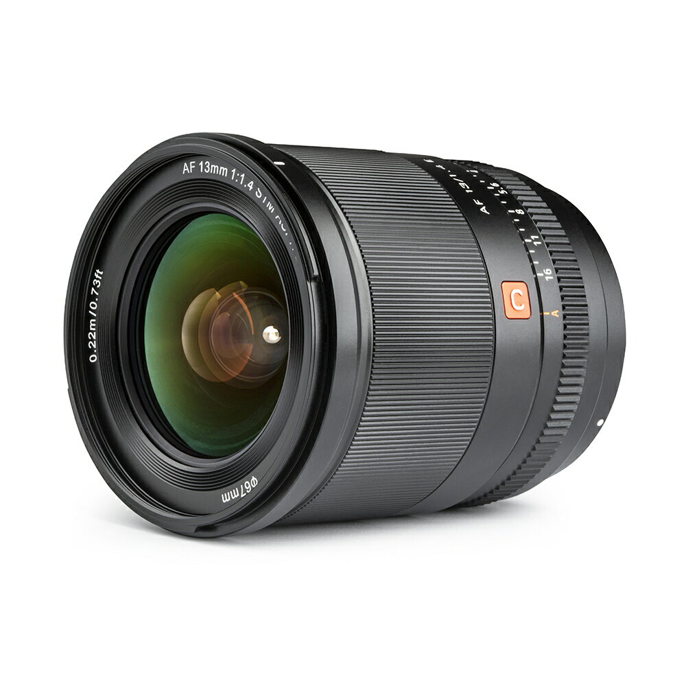 VILTROX 13mm F1.4 E APS-C 広角単焦点レンズ 大口径 瞳AF オートフォーカス ソニーEマウント対応 SONY a5000 a5100 a6000 a6100 a6300 a6400 a6500 a6600などに適応 3