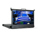 LILLIPUT RM-1731 17.3インチ 1RU Pull-out Rack Mount モニター 1920×1080解像度 300cd/m2 HDMI2.0入出力 LAN HDR 3D-LUT 放送/監督用モニター