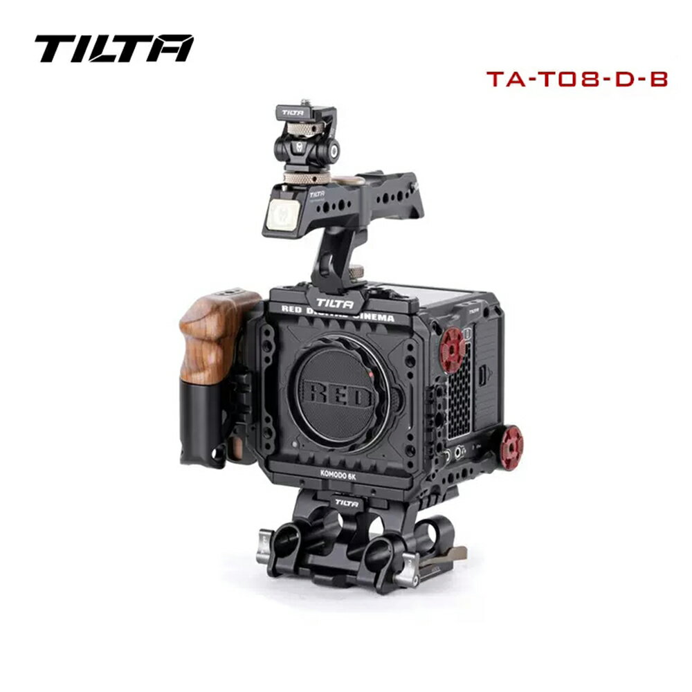 TILTA RED Komodo 6K用 フルカメラケージ Kit D 関連アクセサリー付け TA-T08-D