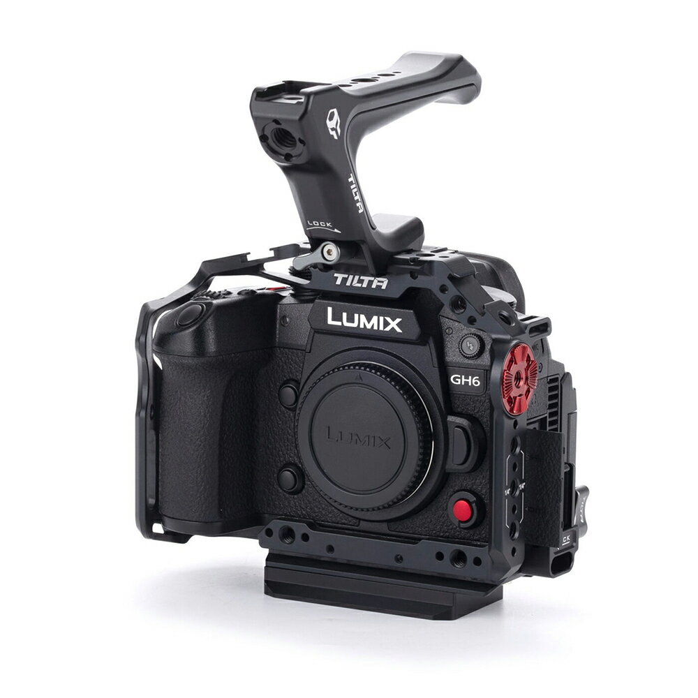 楽天vitopalTILTA TA-T15-A-B パナソニック LUMIX GH6用フルカメラケージ Basic Kit いくつ関連アクセサリー付き ブラック