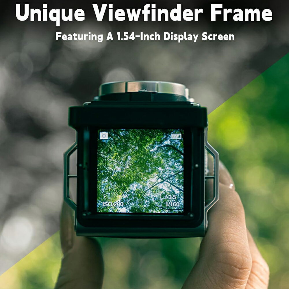 CHUZHAO ヴィンテージミニデジタルカメラ Retro Digital TLR Camera レトロ外観設計 二眼レフカメラ 超軽量 ミニ CCD 撮影できるレトロカメラ模型 装飾品 プレゼントに最適