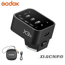 【Godox正規代理】 Godox X3-S X3-C X3-N X3-F X3-O ワイヤレスフラッシュトリガー 2.4G 送信機 OLEDタッチスクリーン搭載 TTLオートフラッシュ TCM転換機能 HSS バッテリー内蔵 Sony Canon Nikon Fujifilm Olympusカメラ対応