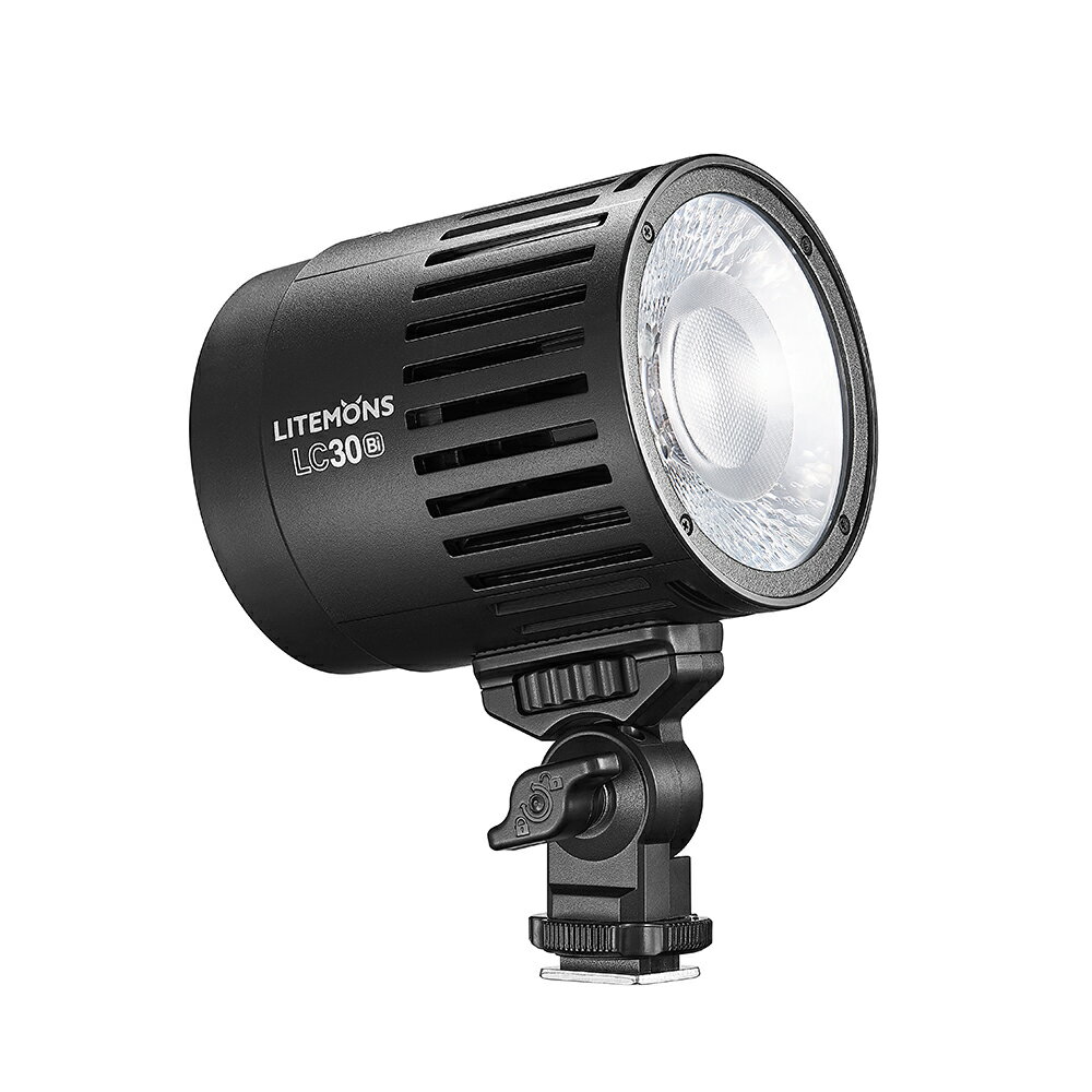 GODOX Litemons LC30Bi 卓上型LED撮影ライト 38W 色温度3200K-6500K CRI95+ TLCL96+ 28200LUX@0.5m 11種類の照明効果 軽量化設計 コンパクト