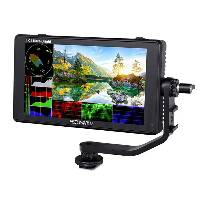 Feelworld LUT6 6インチ 2600nit高輝度 HDR/3D LUT 一眼レフカメラ用フィールドモ...