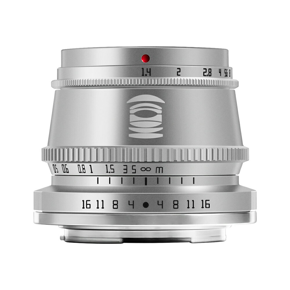 【正規品】 TTArtisan 35mm F1.4 APS-C 手動焦点固定レンズ 富士フイルム Xマウント対応用 (シルバー)