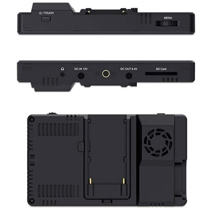 Feelworld LUT6 6インチ 2600nit高輝度 HDR/3D LUT 一眼レフカメラ用フィールドモニター 1920X1080 IPS 4K HDMI タッチ操作できる 3