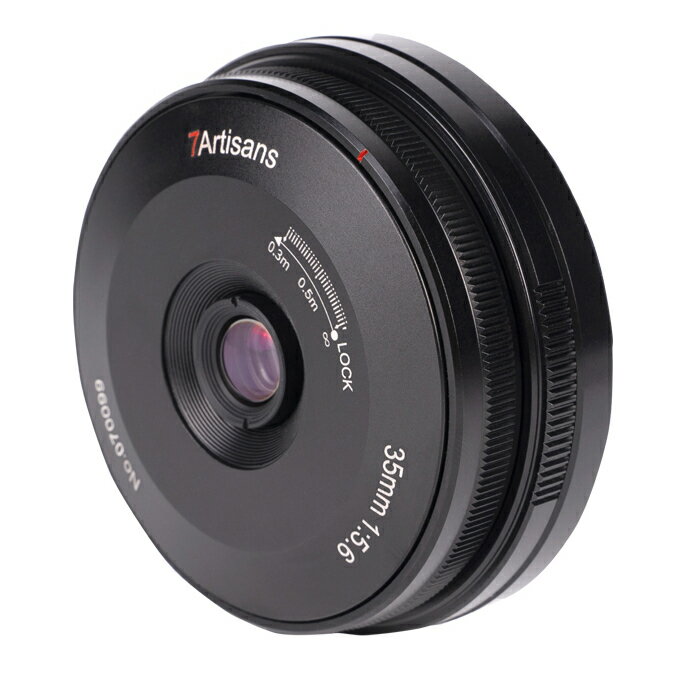 7artisans 35mm F5.6 カメラ交換レンズ 広角レンズ マニュアルフォーカス超薄型レンズ Canon Eos-Mマウント対応 M1 M2 M3 M5 M6 M10 M100に適応