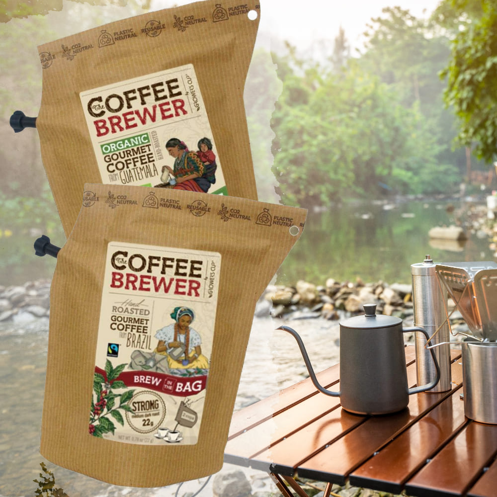 COFFEE BREWER コーヒーブリューワー 2個 (グアテマラ、ブラジル各1)