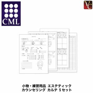 【ポイント3倍】【3,980円〜送料無料】 CML 小物・練習用品 エステティック カウンセリング カルテ 5セット