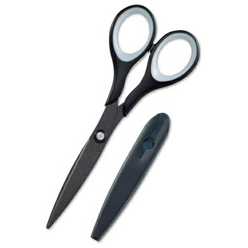 プラス はさみ フィットカットスリムスタイル フッ素 SC-160SF ブラック34-156