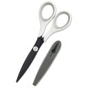 プラス はさみ フィットカットスリムスタイル フッ素 SC-160SF ホワイト/グレー34-159